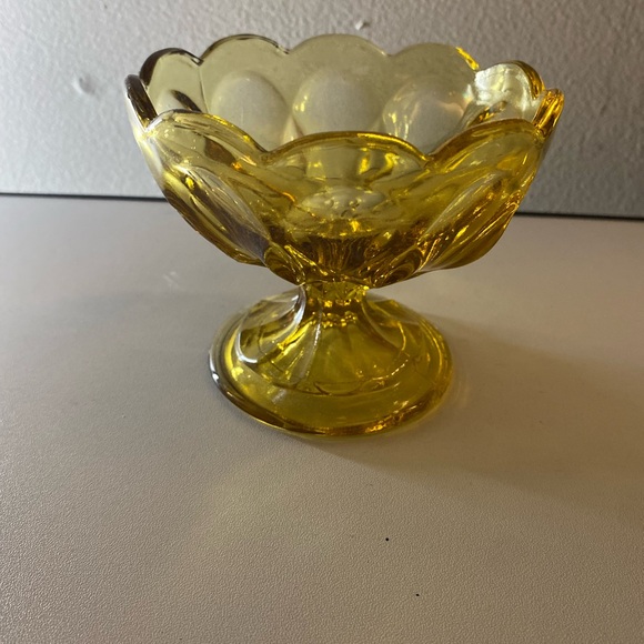 Vintage Amber Candy Dish - Picture 7 of 13